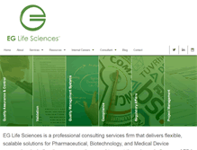 Tablet Screenshot of eglifesciences.com